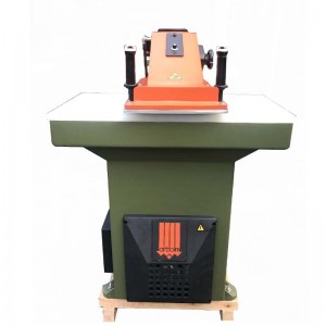 används ombyggd ATOM skärpressmaskin för läderskor och väskor